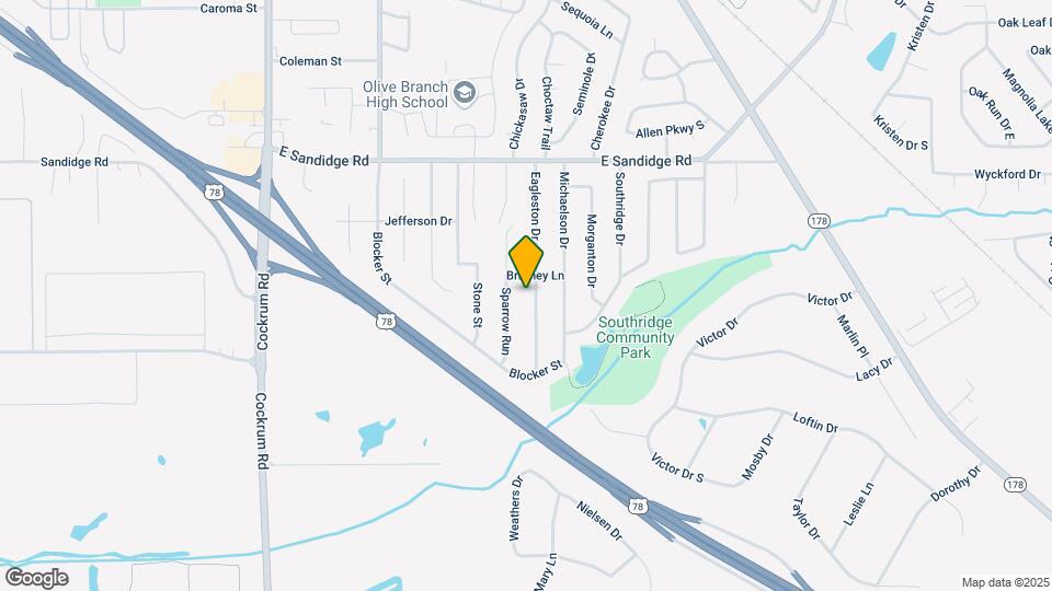 5739 Eagleston Dr Map and Location Details