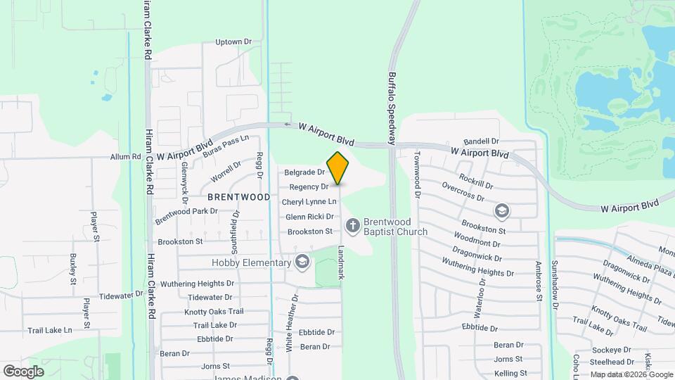 3803 Regency Dr Map and Location Details