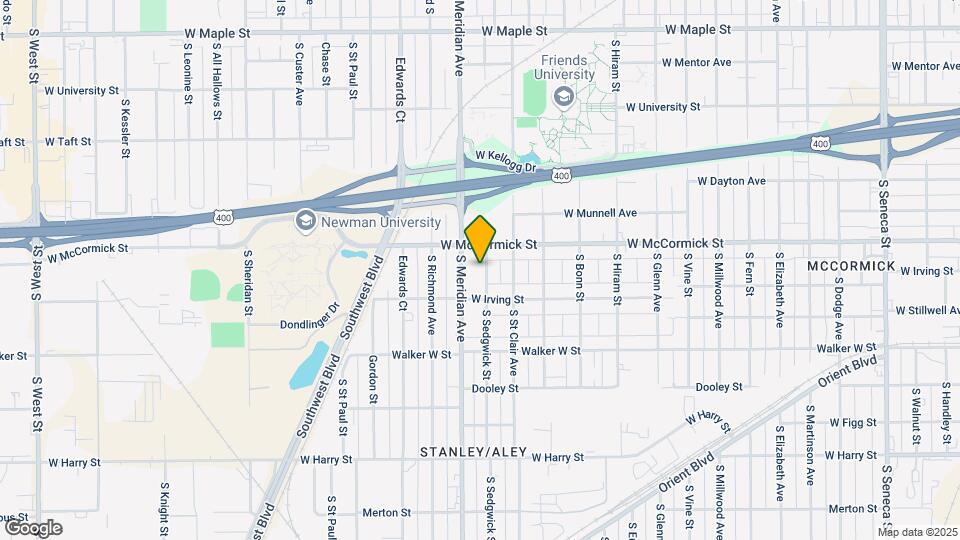 921 S Sedgwick St Map and Location Details