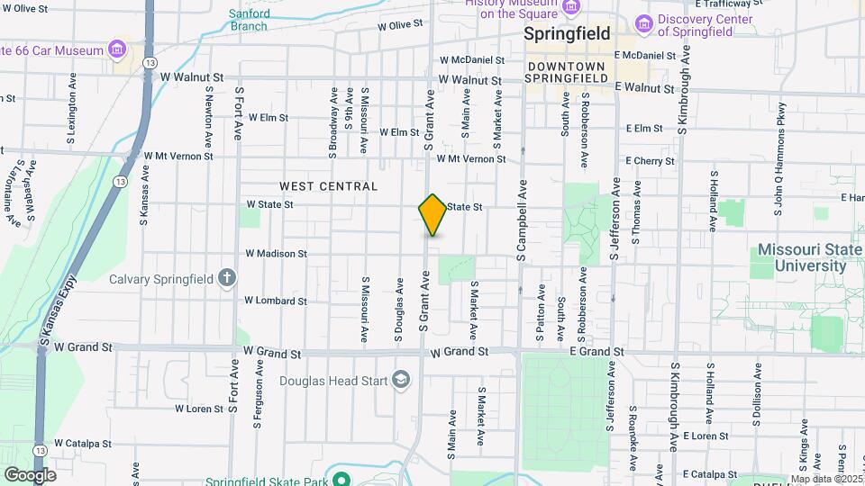 750 S Grant Ave Mapa y Detalles de la Ubicación