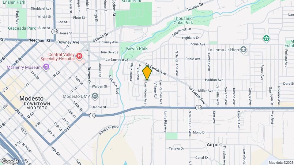 210 Las Flores Ave Map and Location Details