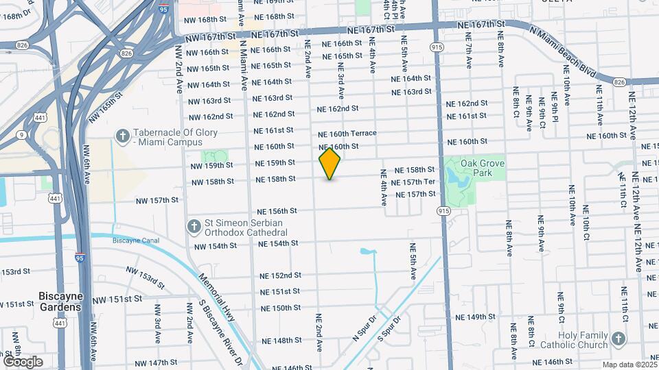 250 NE 158th St Map and Location Details
