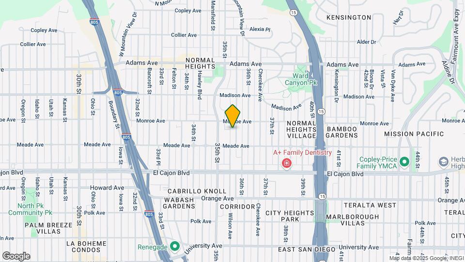4462 1/2 Wilson Ave-Unit -4438 1/2 Mapa y Detalles de la Ubicación
