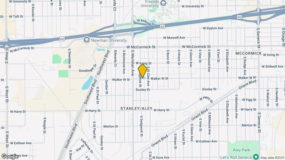 1302 S. Sedgwick St. Map and Location Details