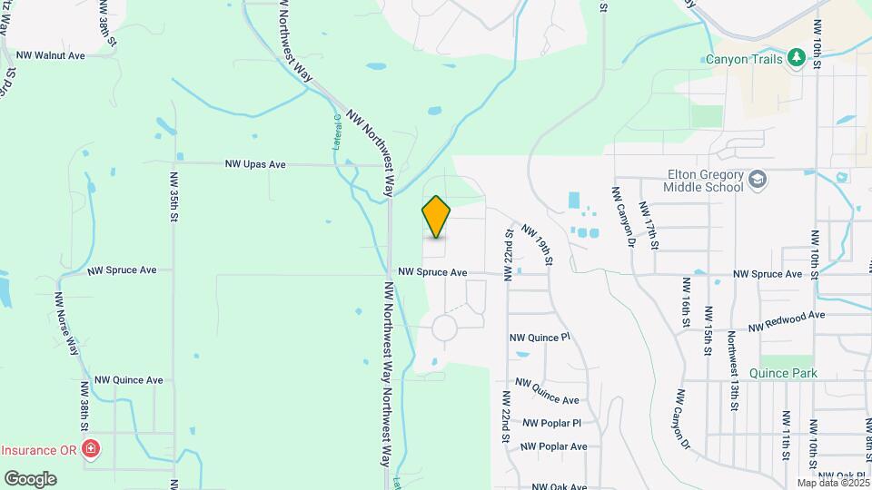 2550 NW Spruce Cone Ln Map and Location Details