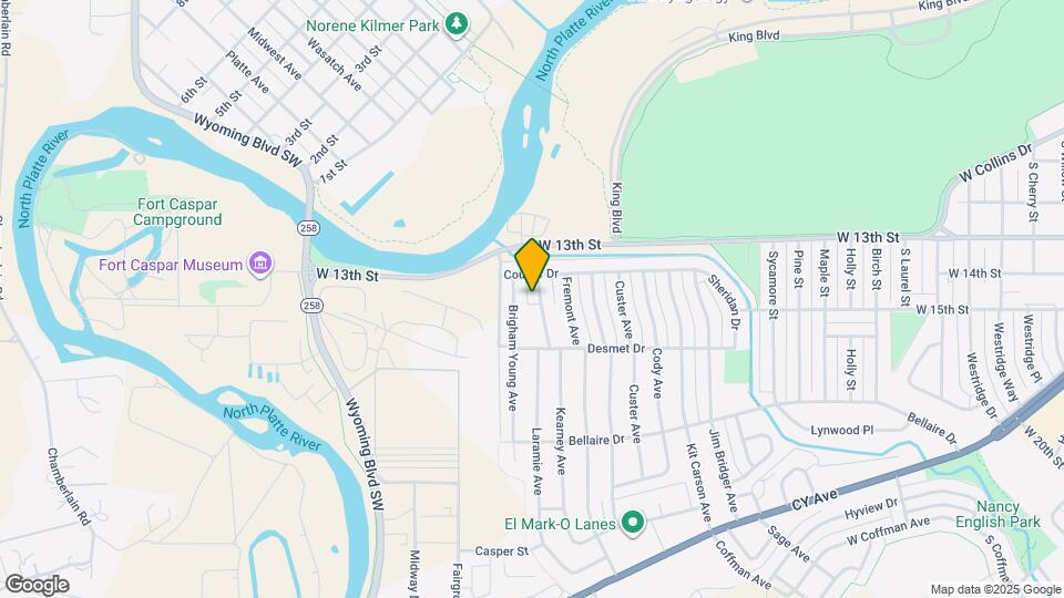 1426 Kearney Ave Map and Location Details