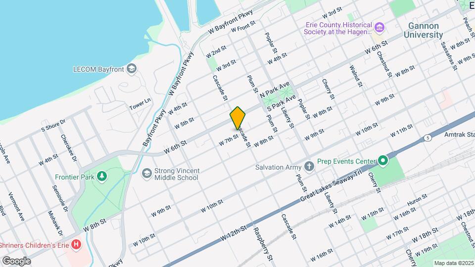 1008 W 7th St, Unit 2nd Floor Map and Location Details