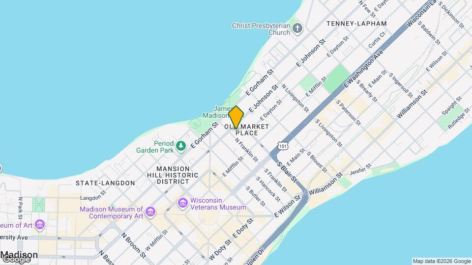 145 N Franklin St Mapa y Detalles de la Ubicación