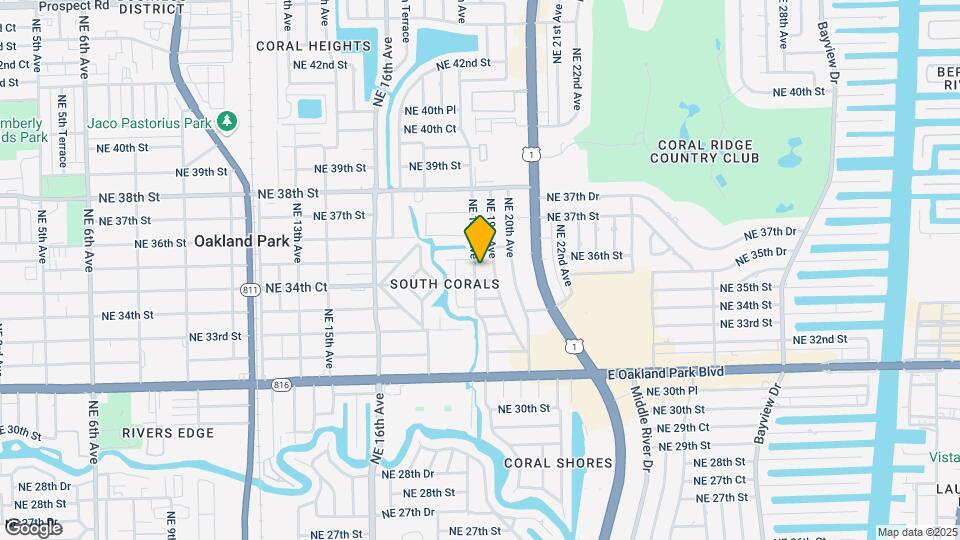 3472 NE 18th Ave Map and Location Details