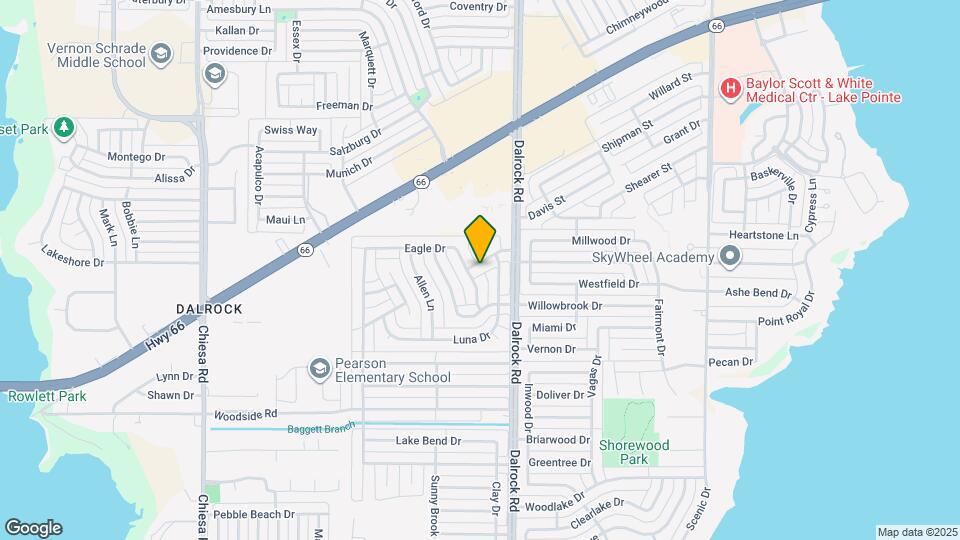 8502 Linda Vista Dr Map and Location Details