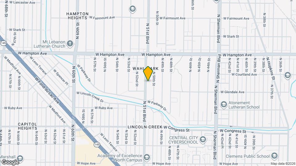 4640 N 51st Blvd Map and Location Details