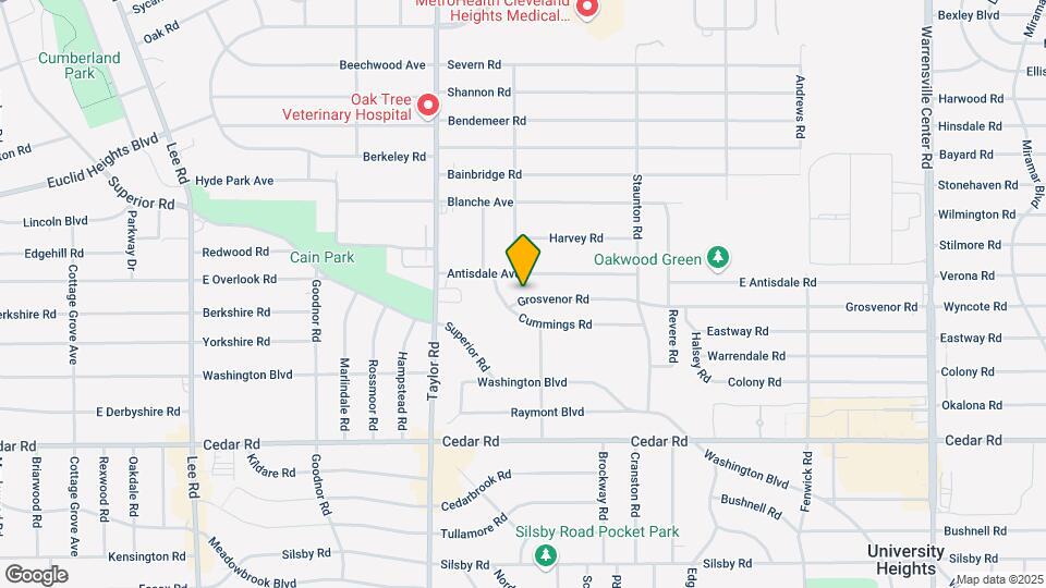 3549 Grosvenor Rd Mapa y Detalles de la Ubicación