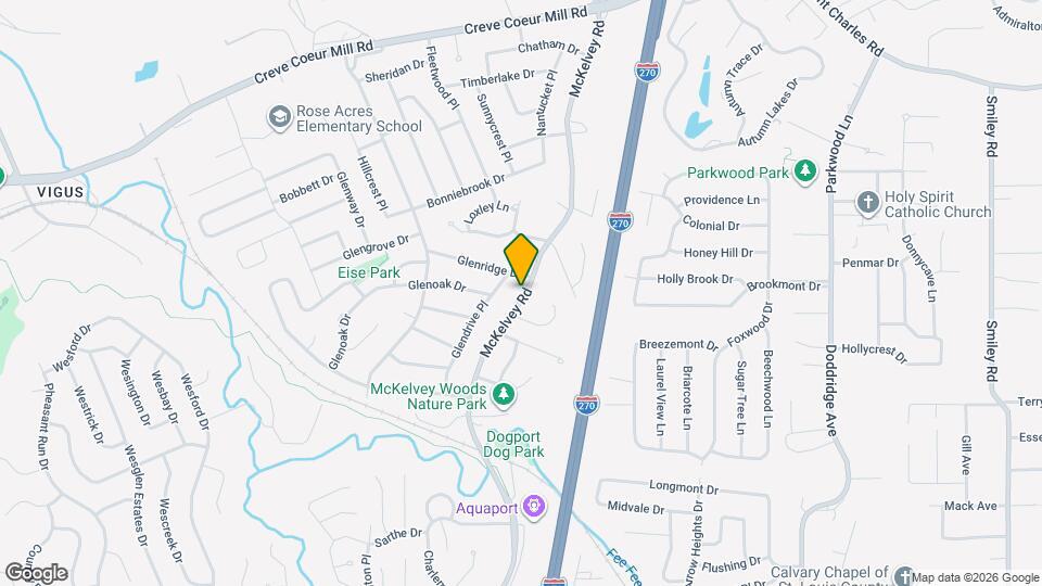 2697 McKelvey Rd Map and Location Details