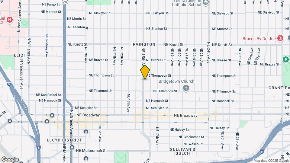 2216 NE 15th Ave Map and Location Details