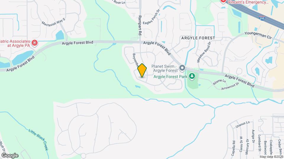 8708 Bishopswood Dr Mapa y Detalles de la Ubicación