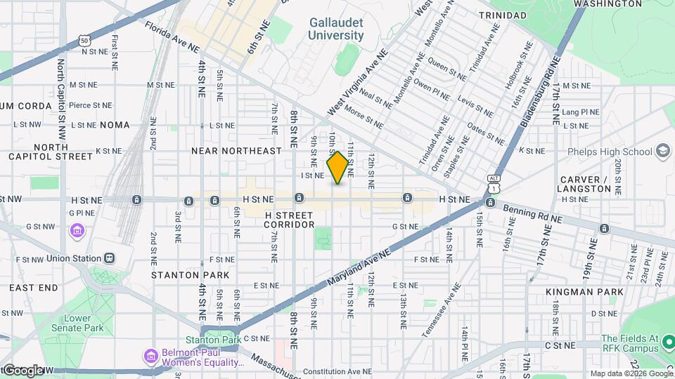 813 10th St NE Map and Location Details