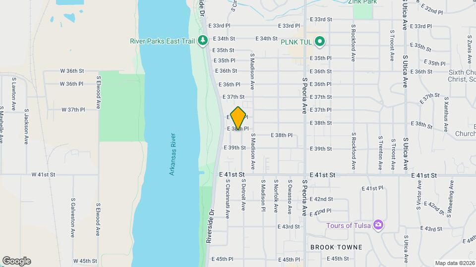 3820 S Detroit Ave Map and Location Details