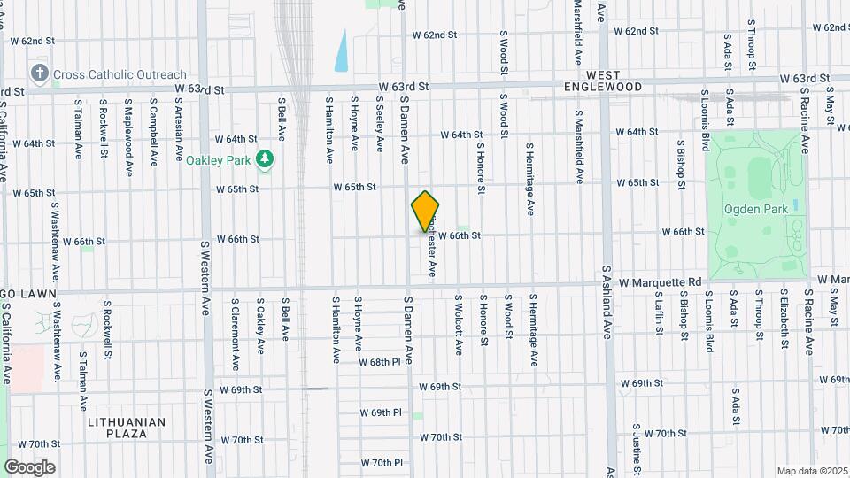 6600-6602 S Winchester Ave Map and Location Details