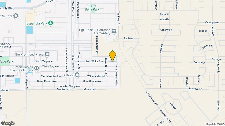 14928 Jack White Ave Mapa y Detalles de la Ubicación