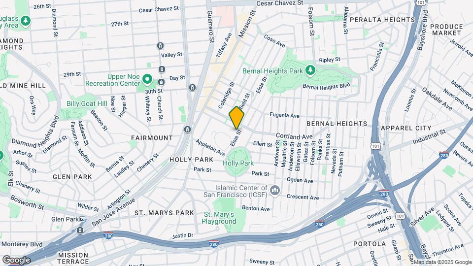 324 Elsie St, Unit A Map and Location Details