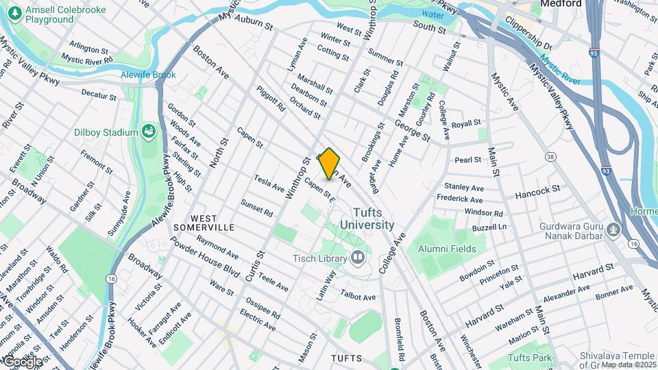 16 Fairmount St, Unit U2 Map and Location Details