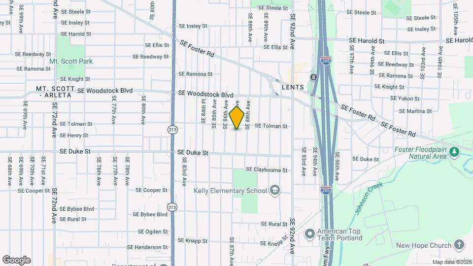 6320 SE 87th Ave Map and Location Details