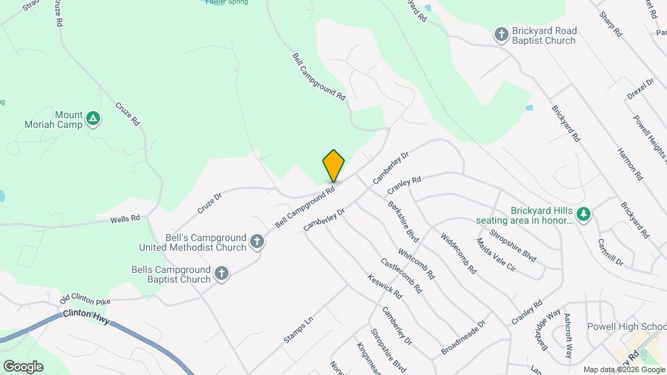 8077 Bell Campground Rd Map and Location Details