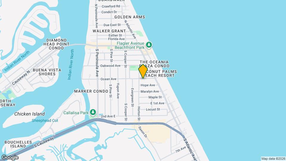 805 Ocean Ave Map and Location Details