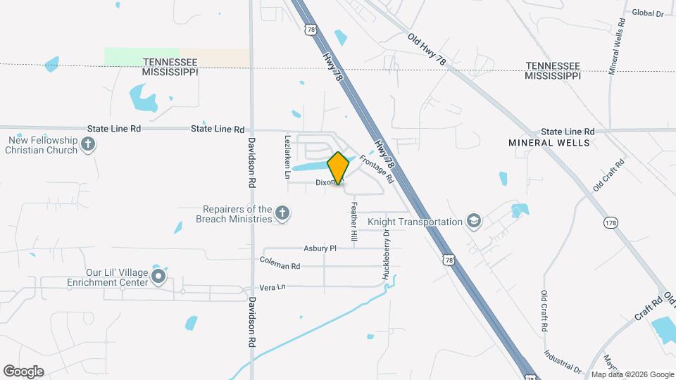 6283 Darwood Dr Map and Location Details