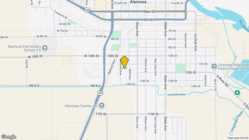 1110.5 Alamosa Ave Map and Location Details