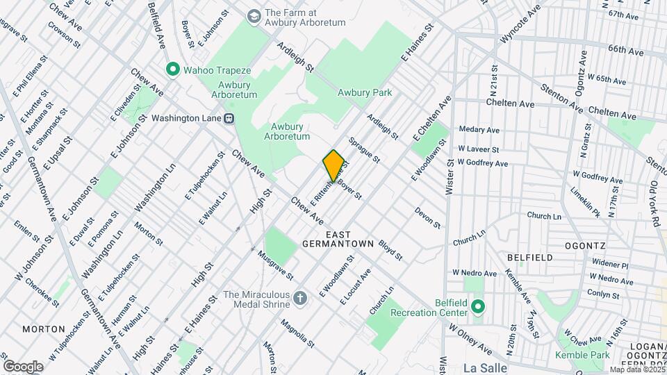 854 E Rittenhouse St Map and Location Details