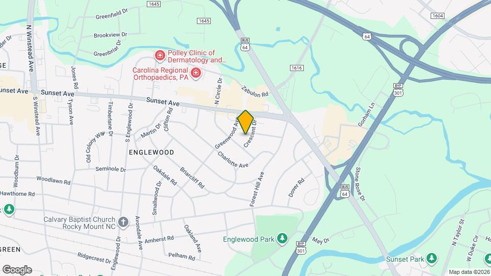 208 Crescent Dr Map and Location Details