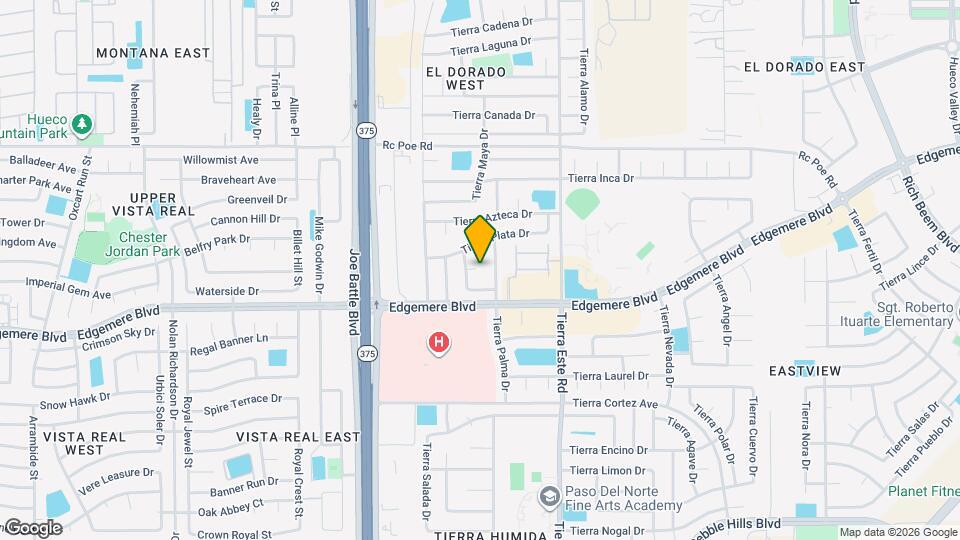 12272 Tierra Pez Way Map and Location Details