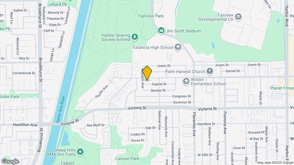 954 Capital St Map and Location Details