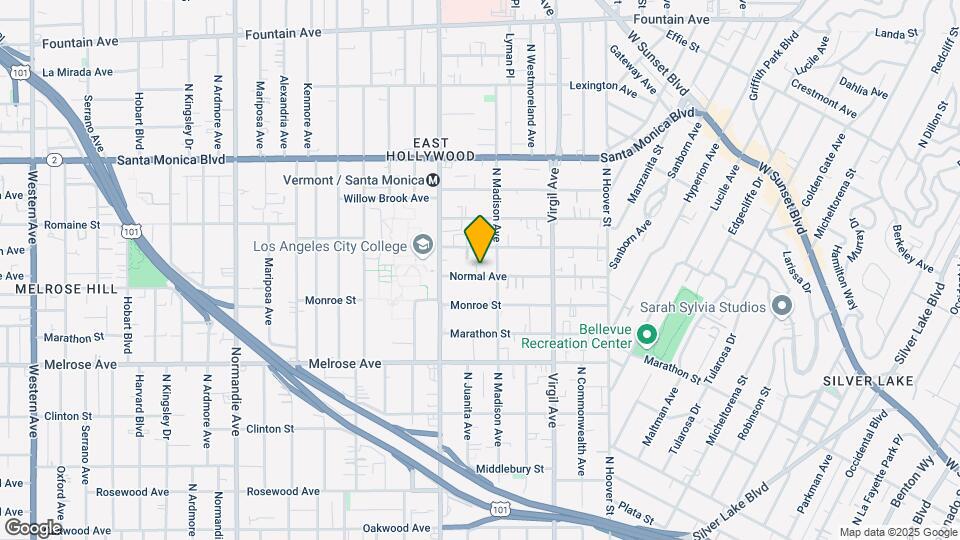 4313-4323 Normal Ave Map and Location Details