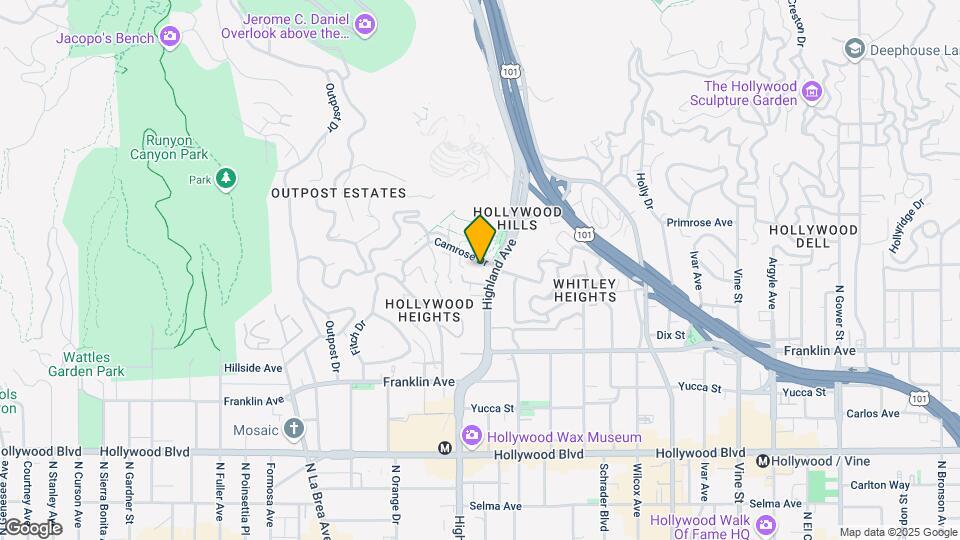 Belmont Village Senior Living,Hollywood Hills Mapa y Detalles de la Ubicación