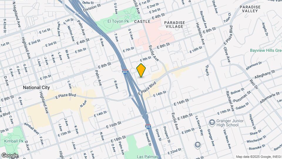 2122 E 11th St Map and Location Details