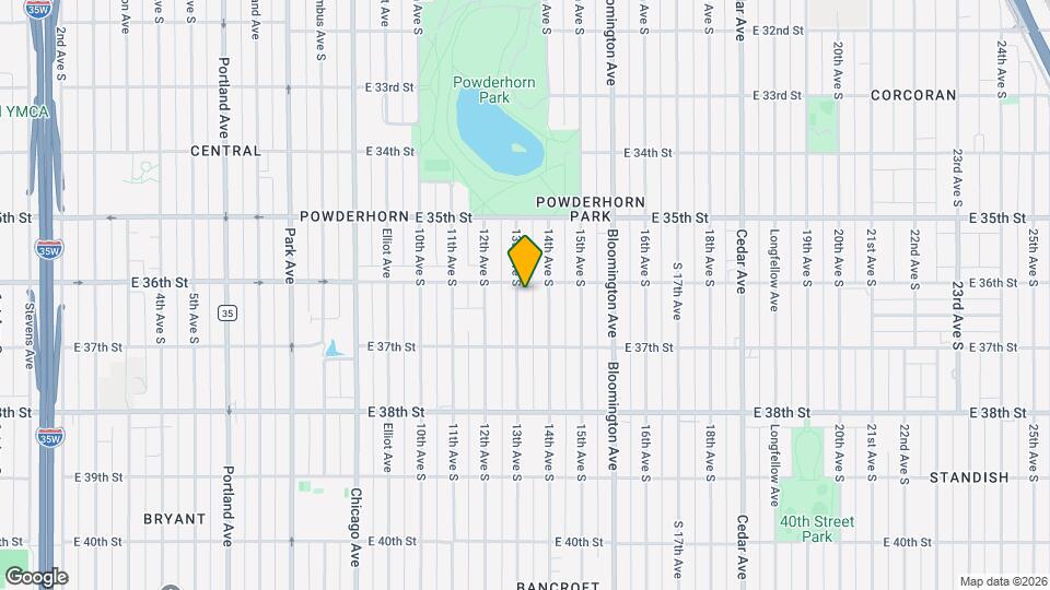 3609 13th Ave S Map and Location Details