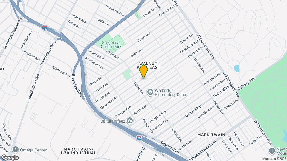 5030 Genevieve Ave Mapa y Detalles de la Ubicación