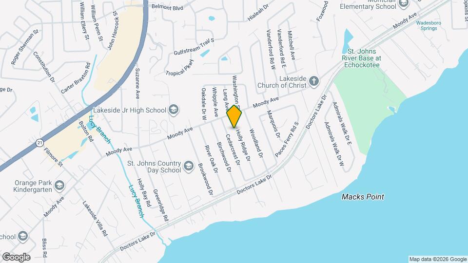 2742 Holly Ridge Dr Map and Location Details