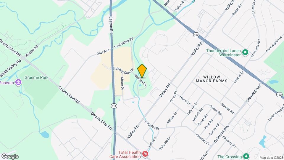 1746 Beacon Ln Map and Location Details