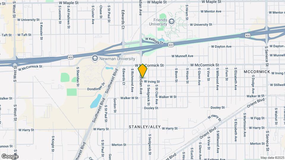 1052 S Meridian Ave Mapa y Detalles de la Ubicación