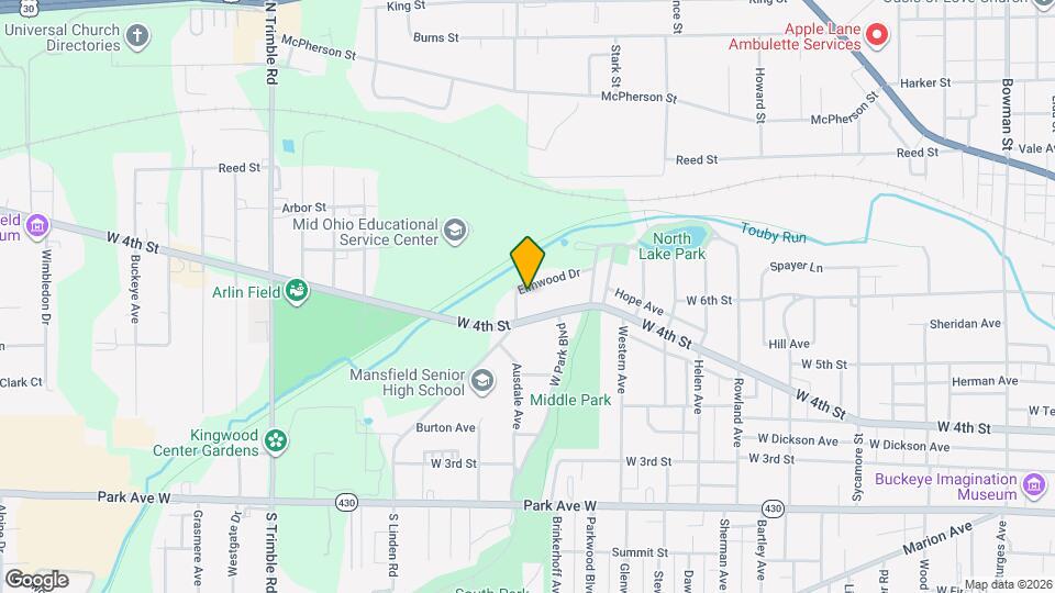244 Elmwood Dr Map and Location Details
