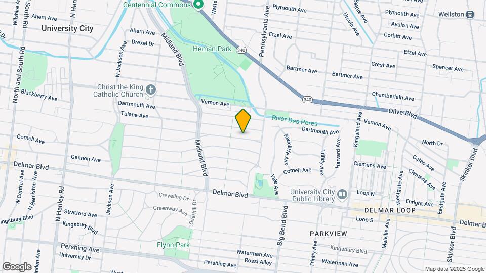 7035 Amherst Ave-Unit -7035 Amherst 1st Floor Mapa y Detalles de la Ubicación