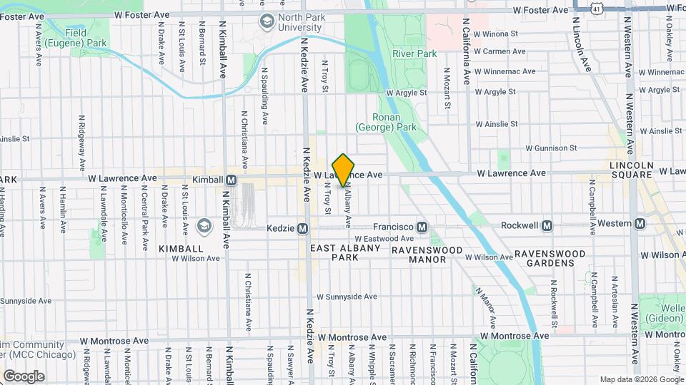 4734 N Albany Ave, Unit FL2 Map and Location Details