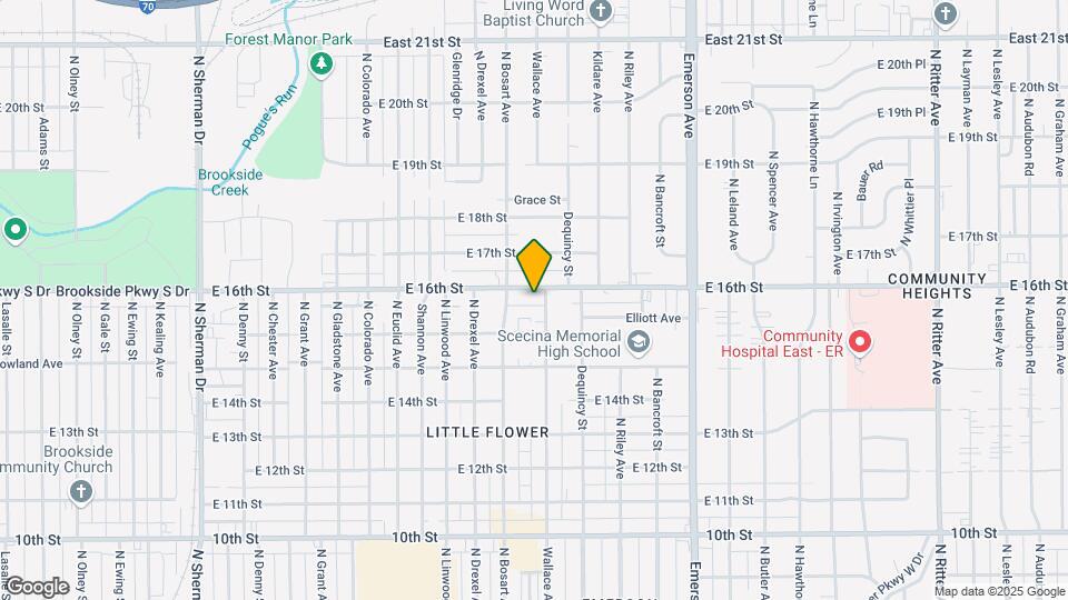 4725 E 16th St Map and Location Details