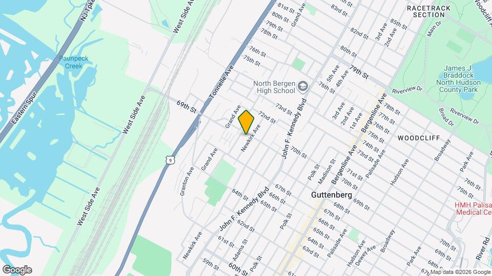 1407 70th St Map and Location Details