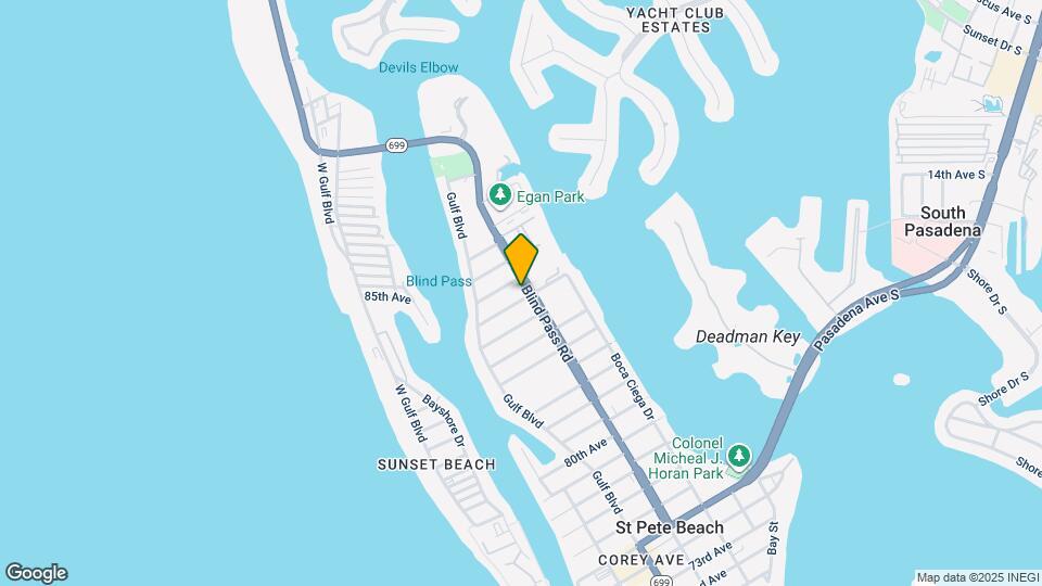 8702 Blind Pass Rd Map and Location Details