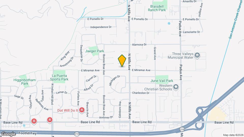 417 E Miramar Ave Mapa y Detalles de la Ubicación