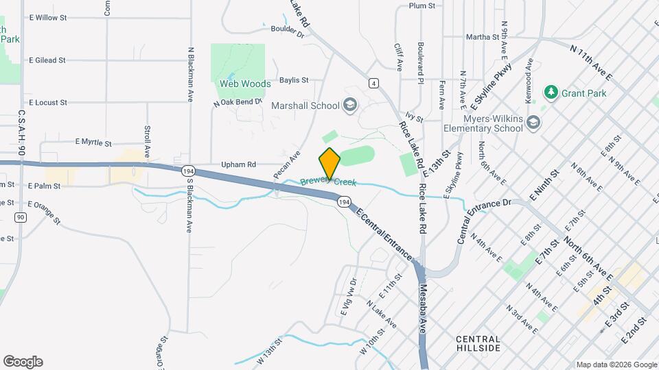 1011 E Central Entrance, Unit 202 Map and Location Details